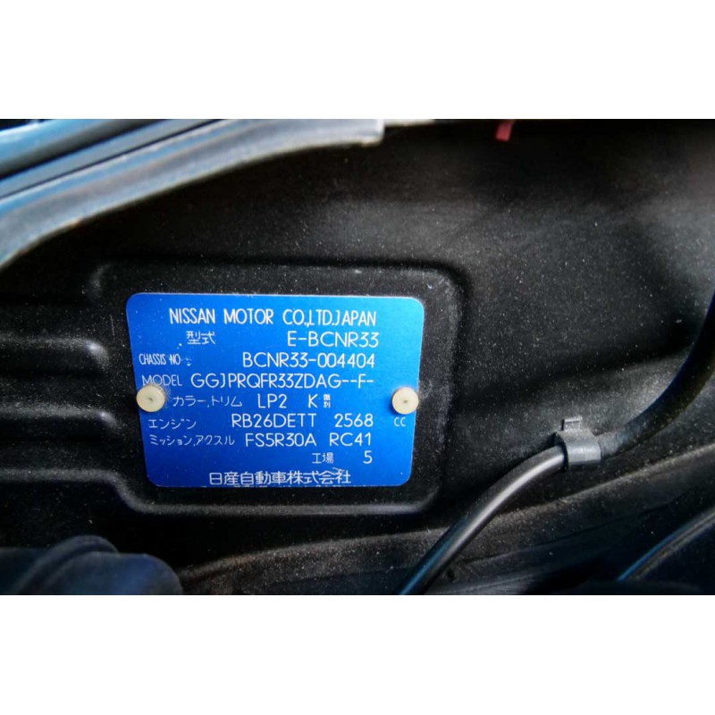 Nissan Skyline GTR R33 for sale (N.8338) view 55