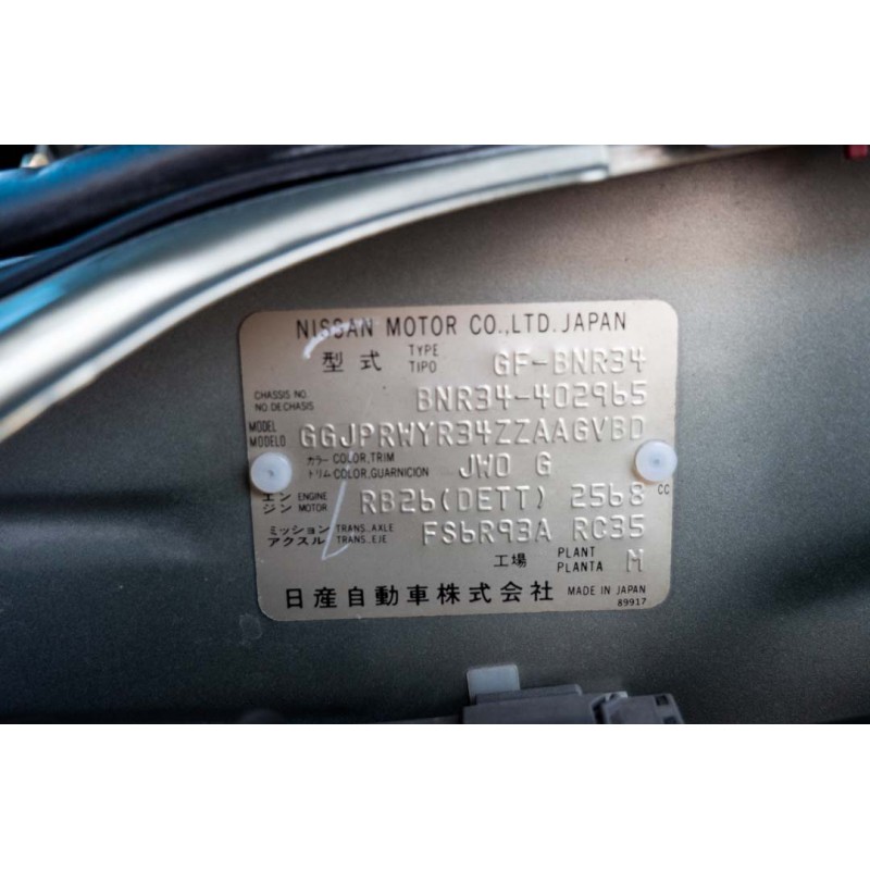 Nissan Skyline GTR V-Spec II NUR for sale (N.8291) view 61