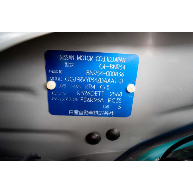 Nissan Skyline GTR R34 for sale (N.8300) view 71