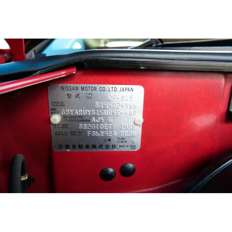 Nissan Silvia S15 Spec R for sale (N.8370) view 69